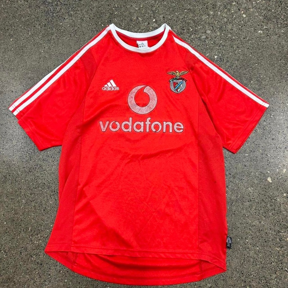 Authentic Vintage SL Benfica Jersey 2003-04 UEFA Adidas Home Adidas (Size L)